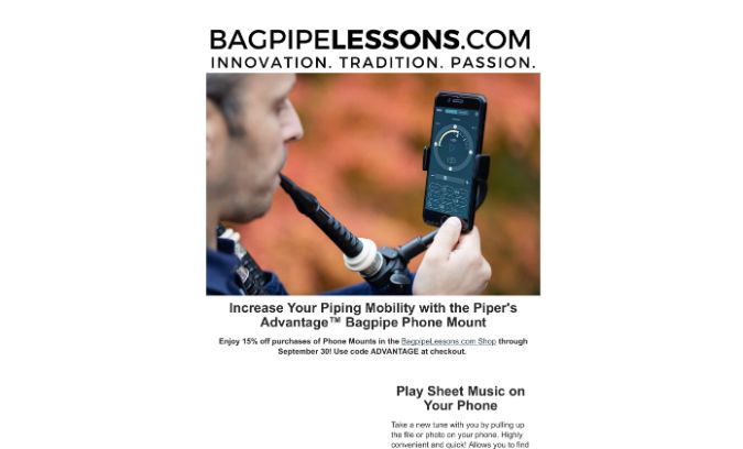 bagpipe email